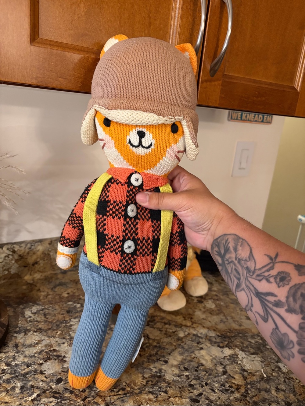 Cuddle and kind Wyatt the fox
